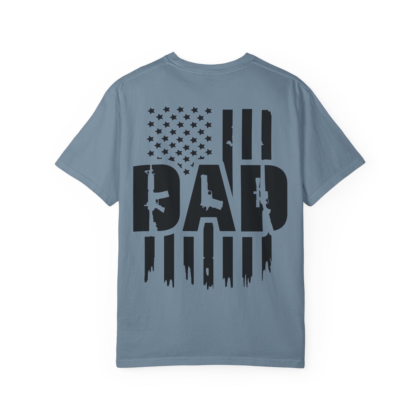 Patriotic Dad - Comfort Colors (Black Writing)