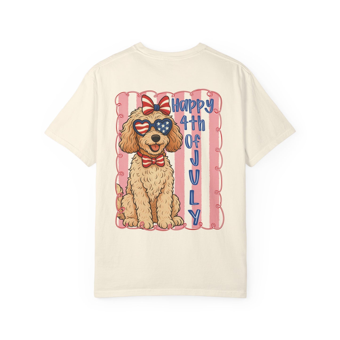 Patriotic Labradoodle - Comfort Colors