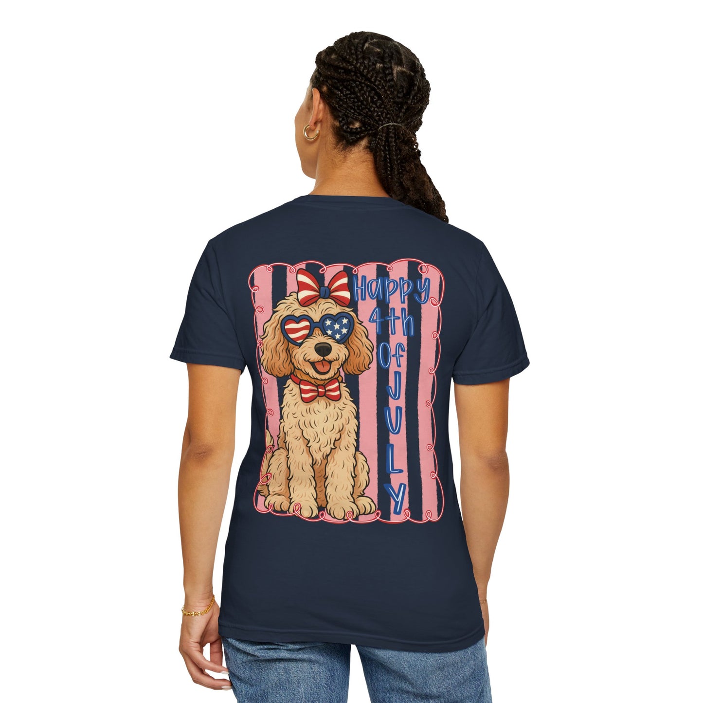 Patriotic Labradoodle - Comfort Colors