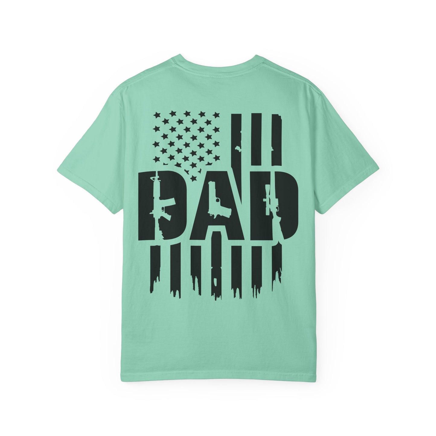 Patriotic Dad - Comfort Colors (Black Writing)