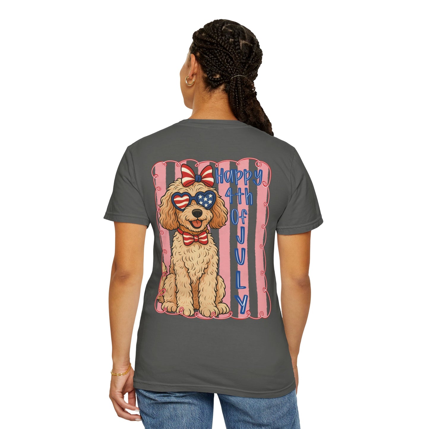 Patriotic Labradoodle - Comfort Colors
