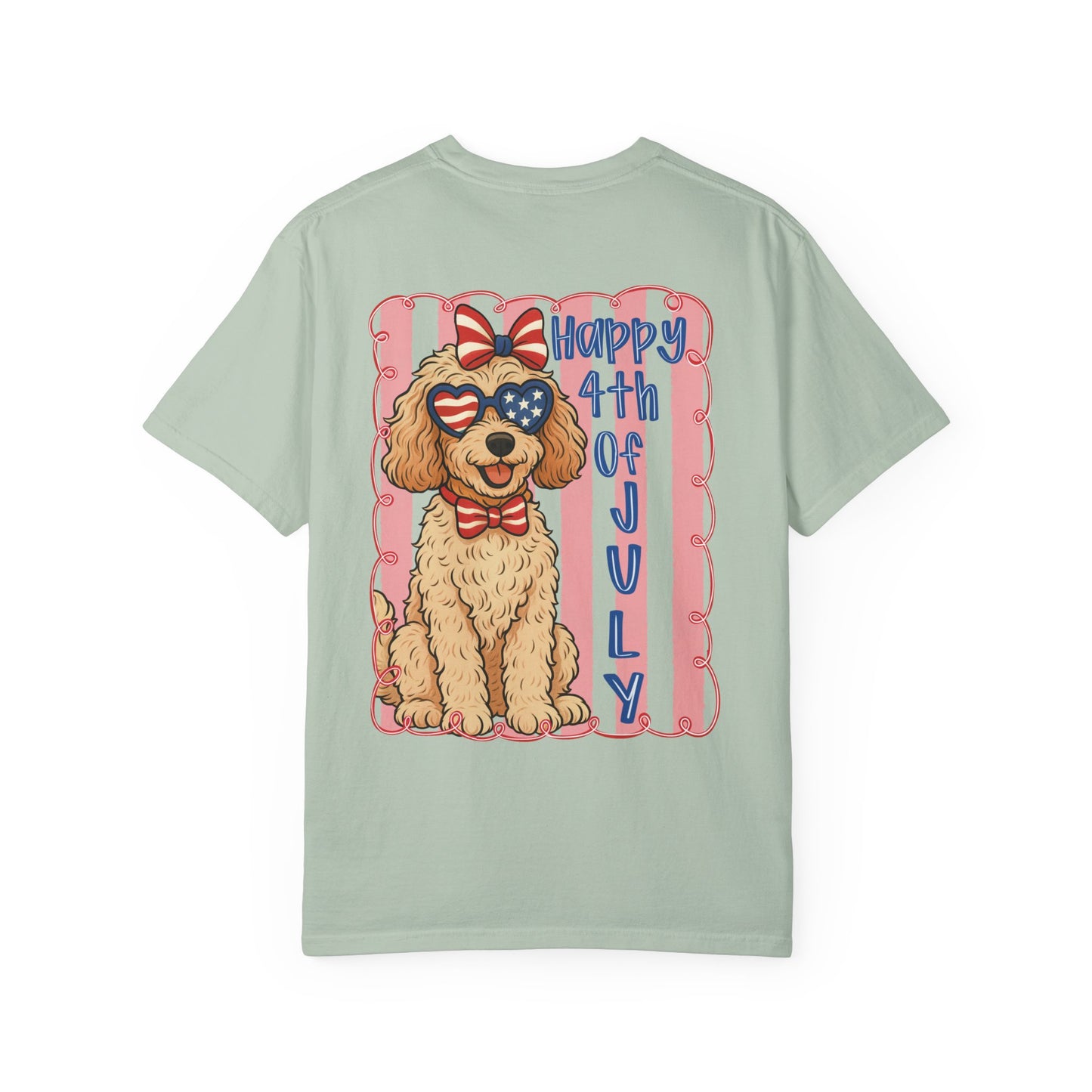 Patriotic Labradoodle - Comfort Colors