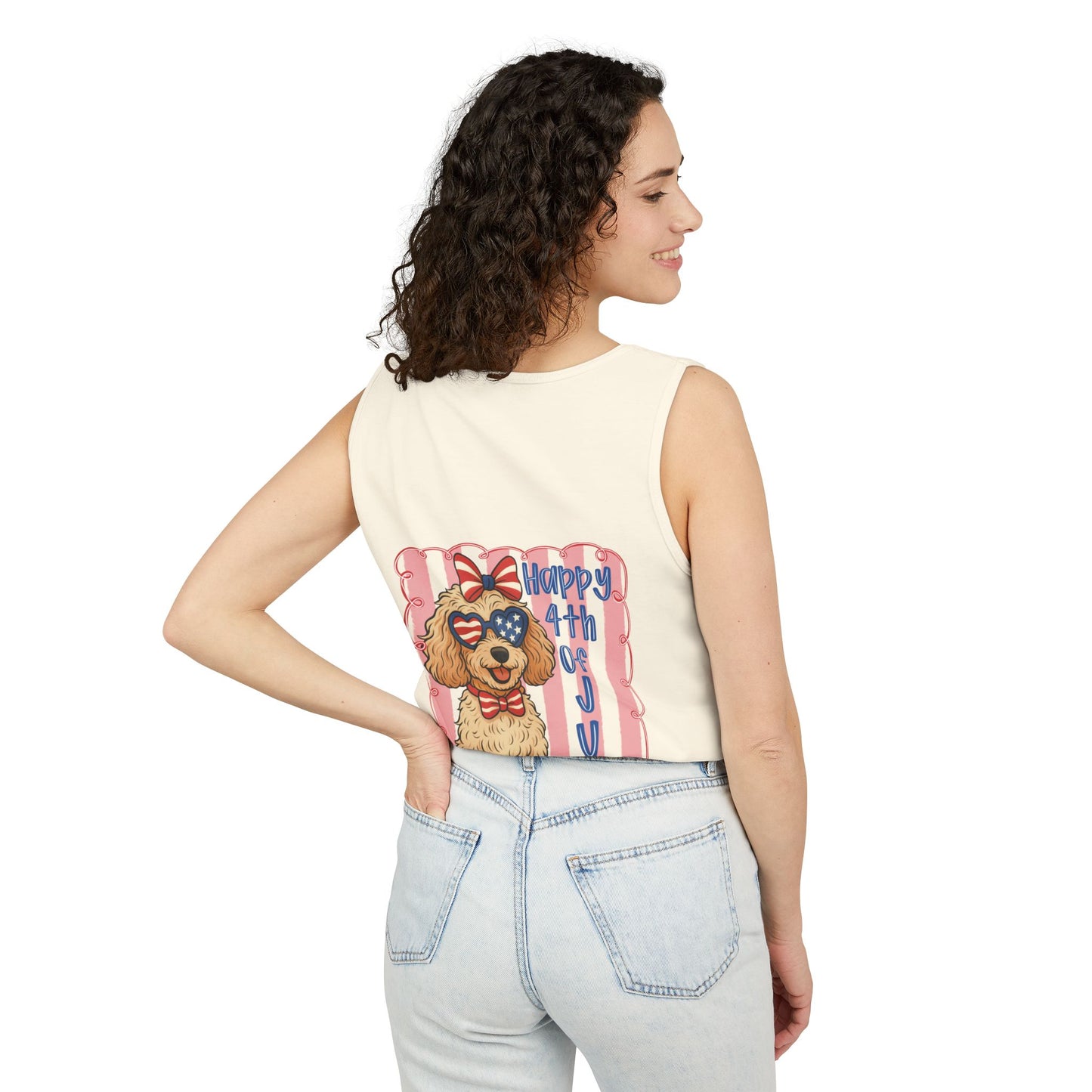 Patriotic Labradoodle - Tank (Comfort Colors)