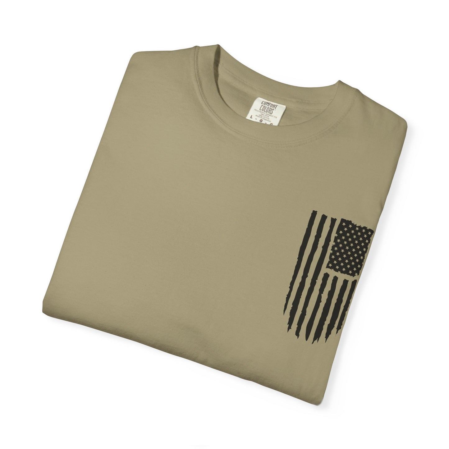 Patriotic Dad - Comfort Colors (Black Writing)
