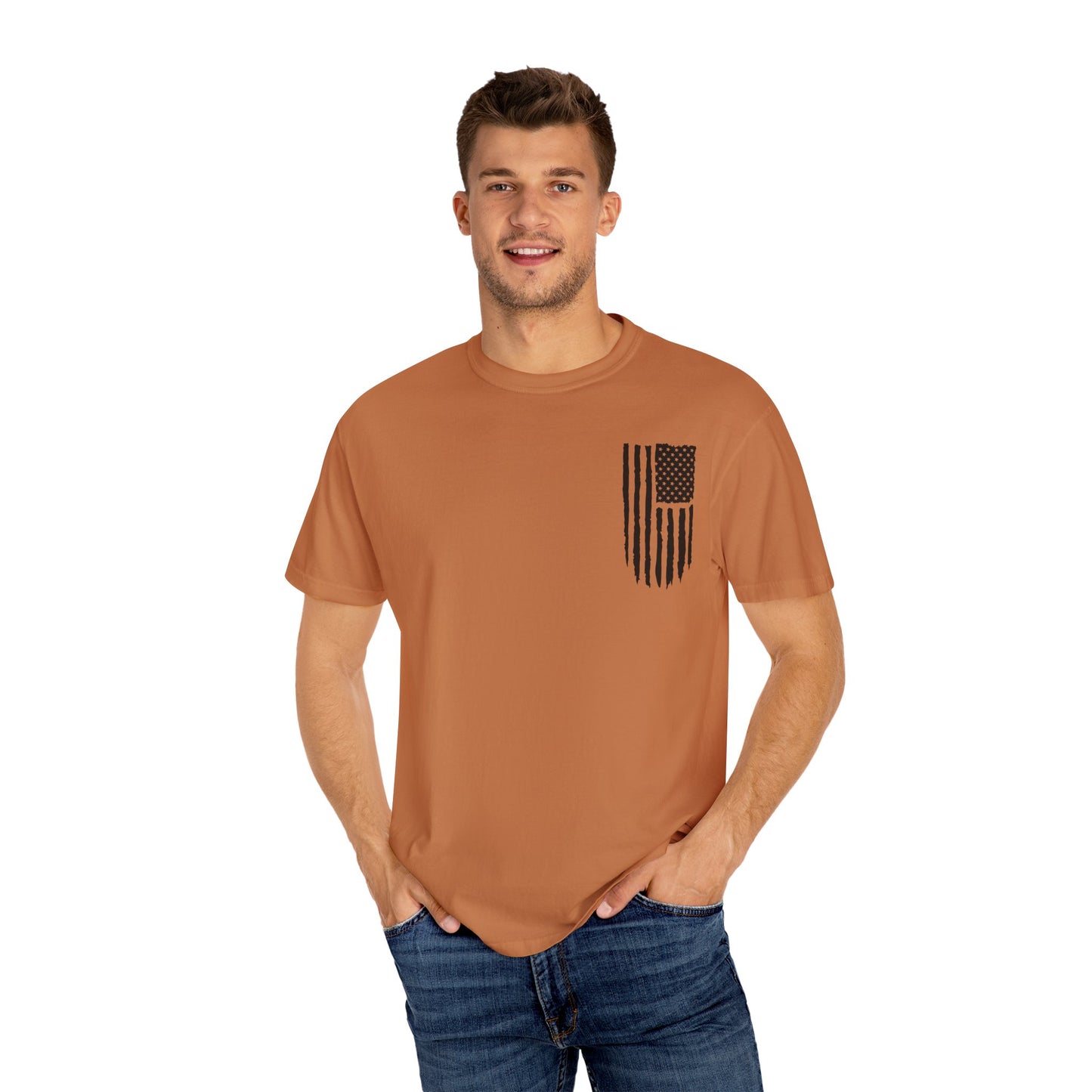 Patriotic Dad - Comfort Colors (Black Writing)