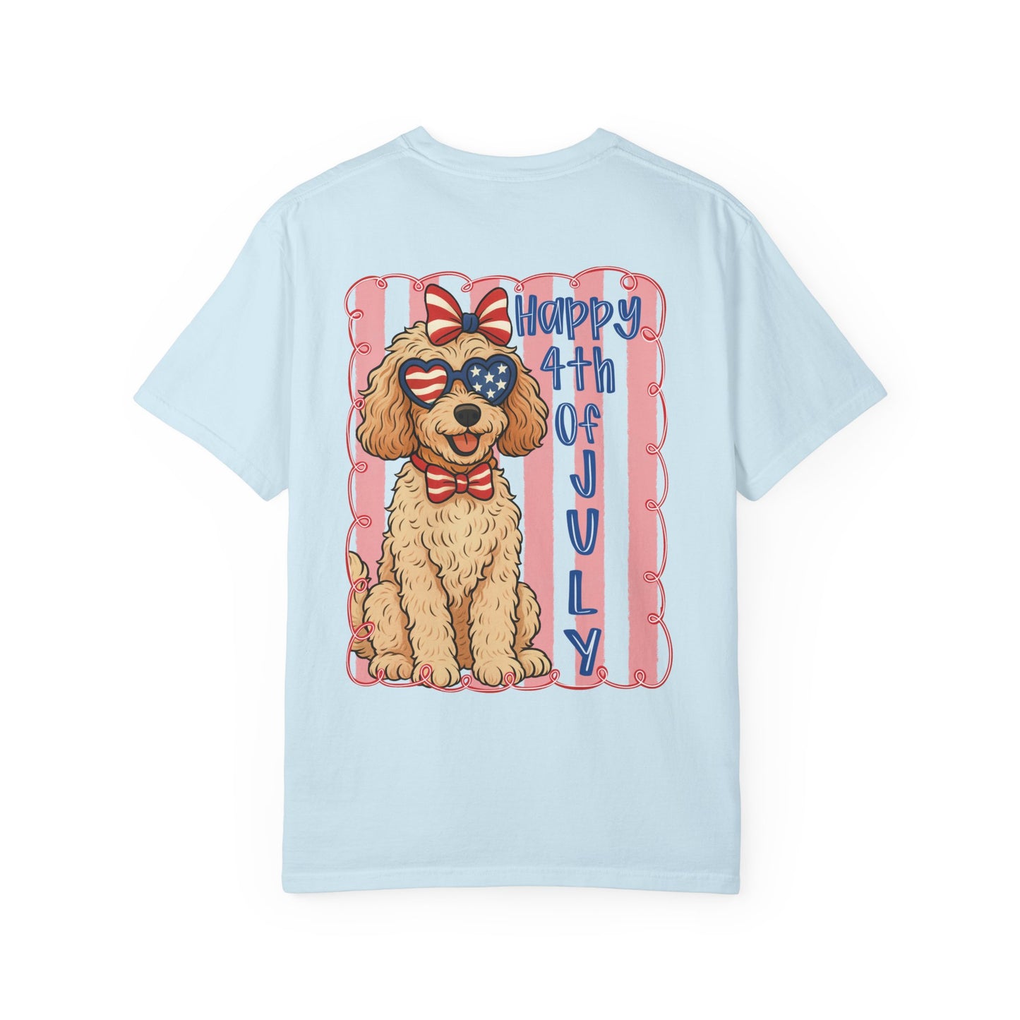 Patriotic Labradoodle - Comfort Colors