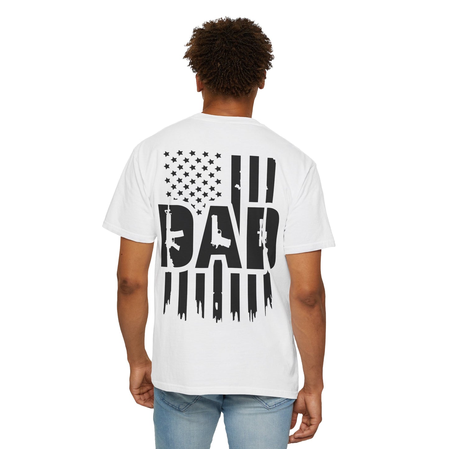 Patriotic Dad - Comfort Colors (Black Writing)