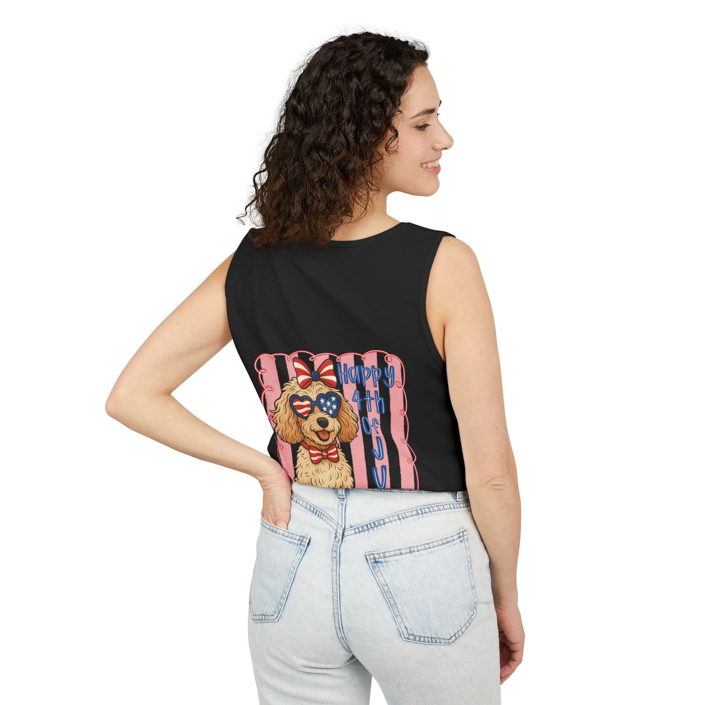 Patriotic Labradoodle - Tank (Comfort Colors)