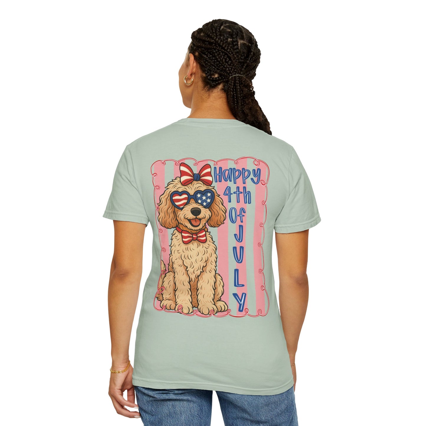 Patriotic Labradoodle - Comfort Colors