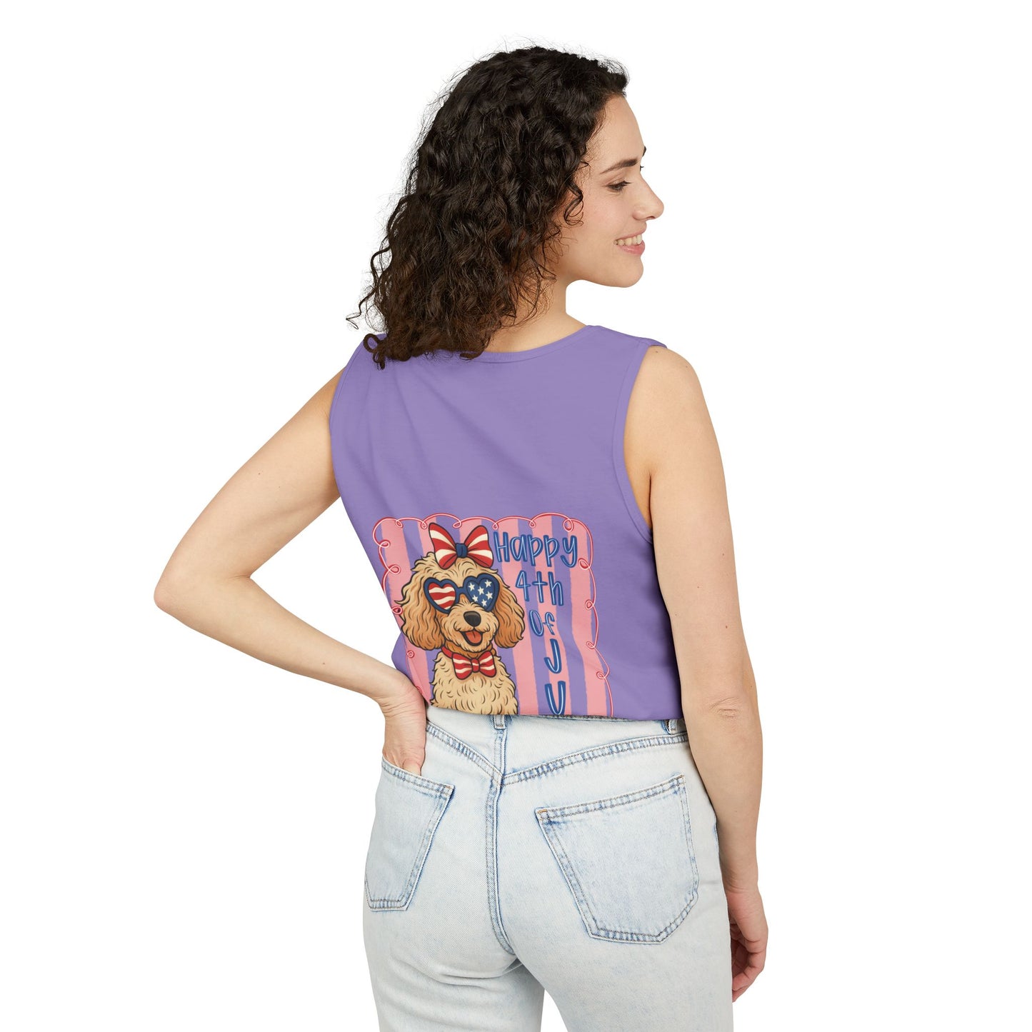 Patriotic Labradoodle - Tank (Comfort Colors)