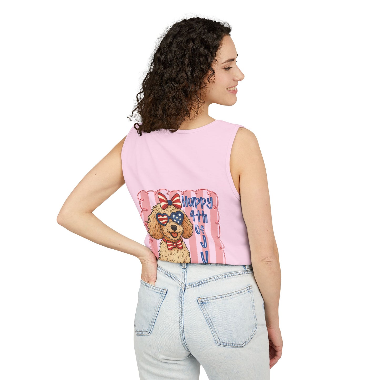Patriotic Labradoodle - Tank (Comfort Colors)