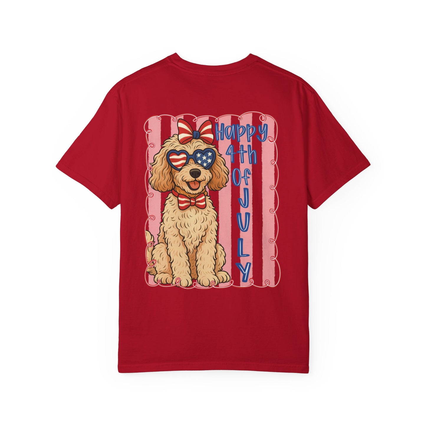 Patriotic Labradoodle - Comfort Colors