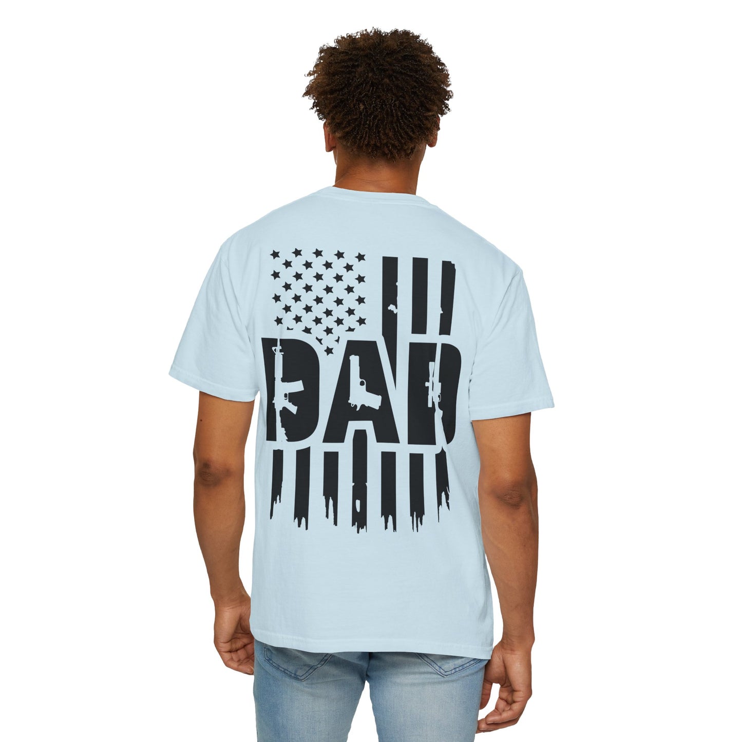 Patriotic Dad - Comfort Colors (Black Writing)