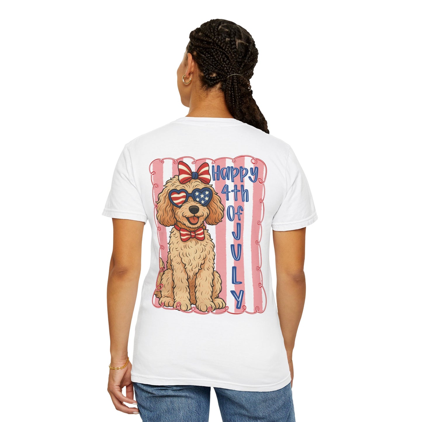 Patriotic Labradoodle - Comfort Colors