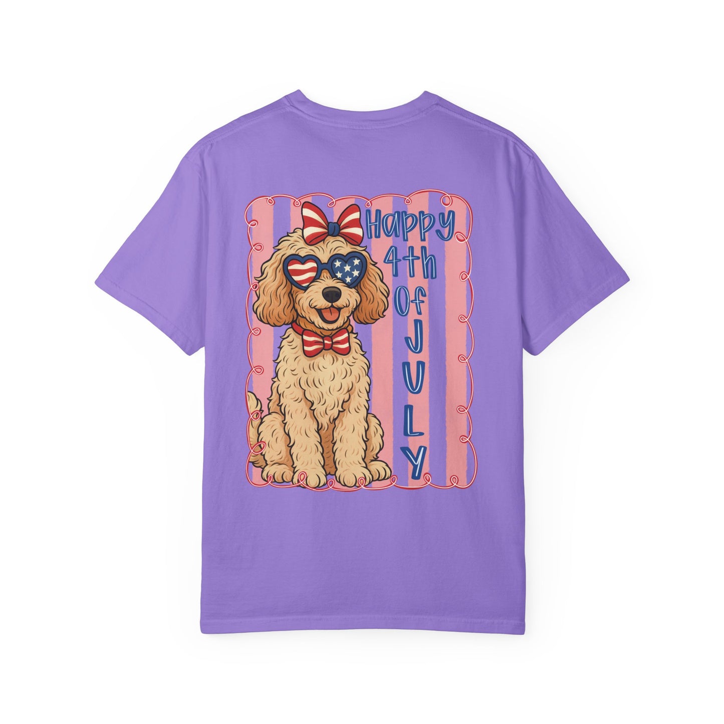 Patriotic Labradoodle - Comfort Colors