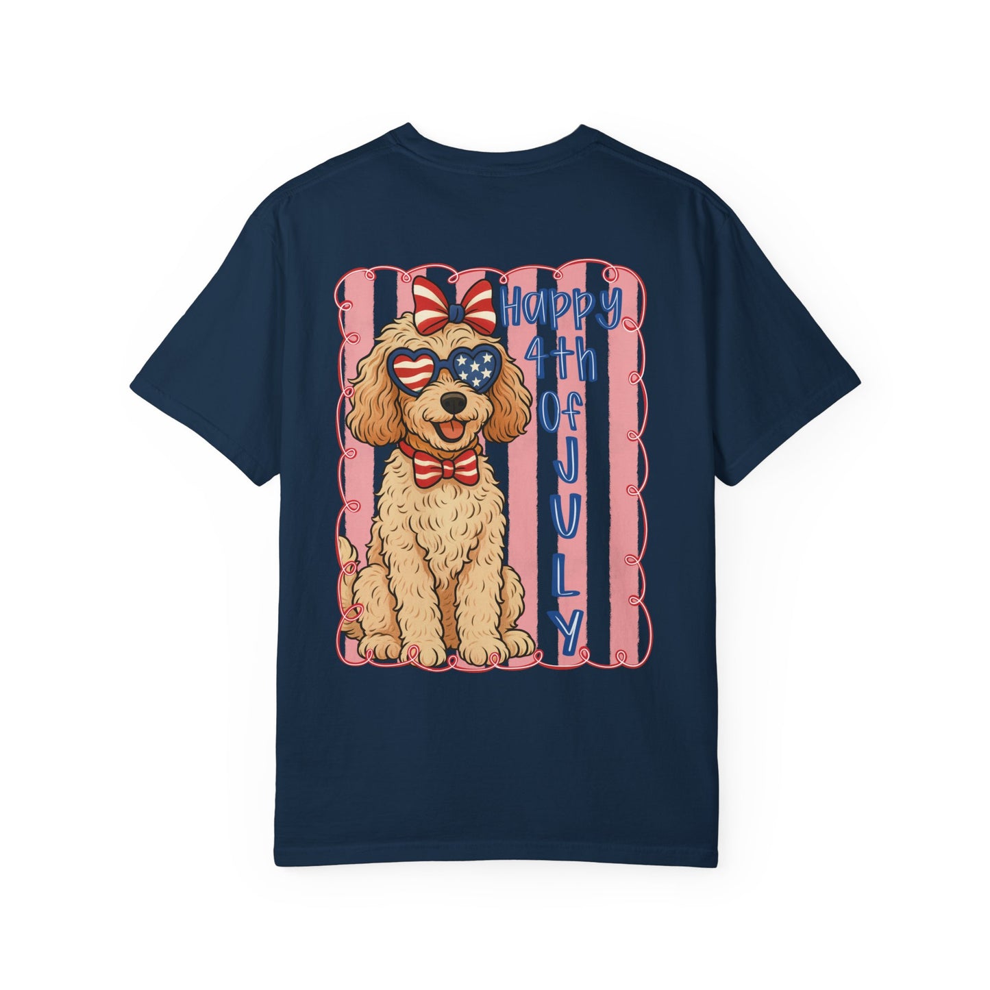 Patriotic Labradoodle - Comfort Colors