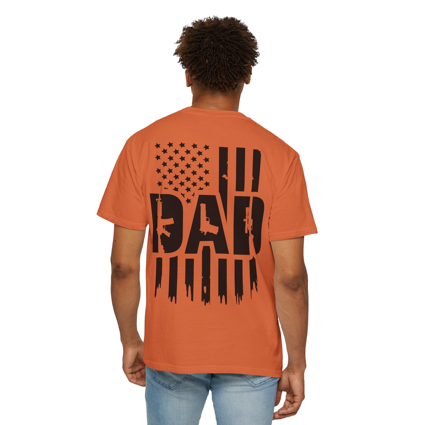 Patriotic Dad - Comfort Colors (Black Writing)
