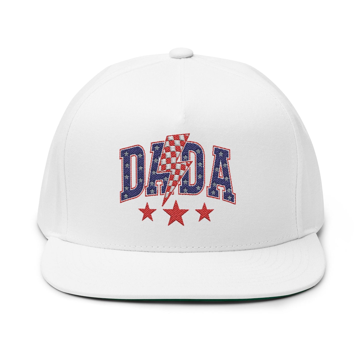 Patriotic Dad Flat Bill