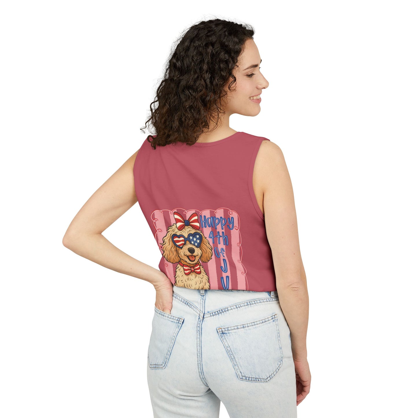 Patriotic Labradoodle - Tank (Comfort Colors)