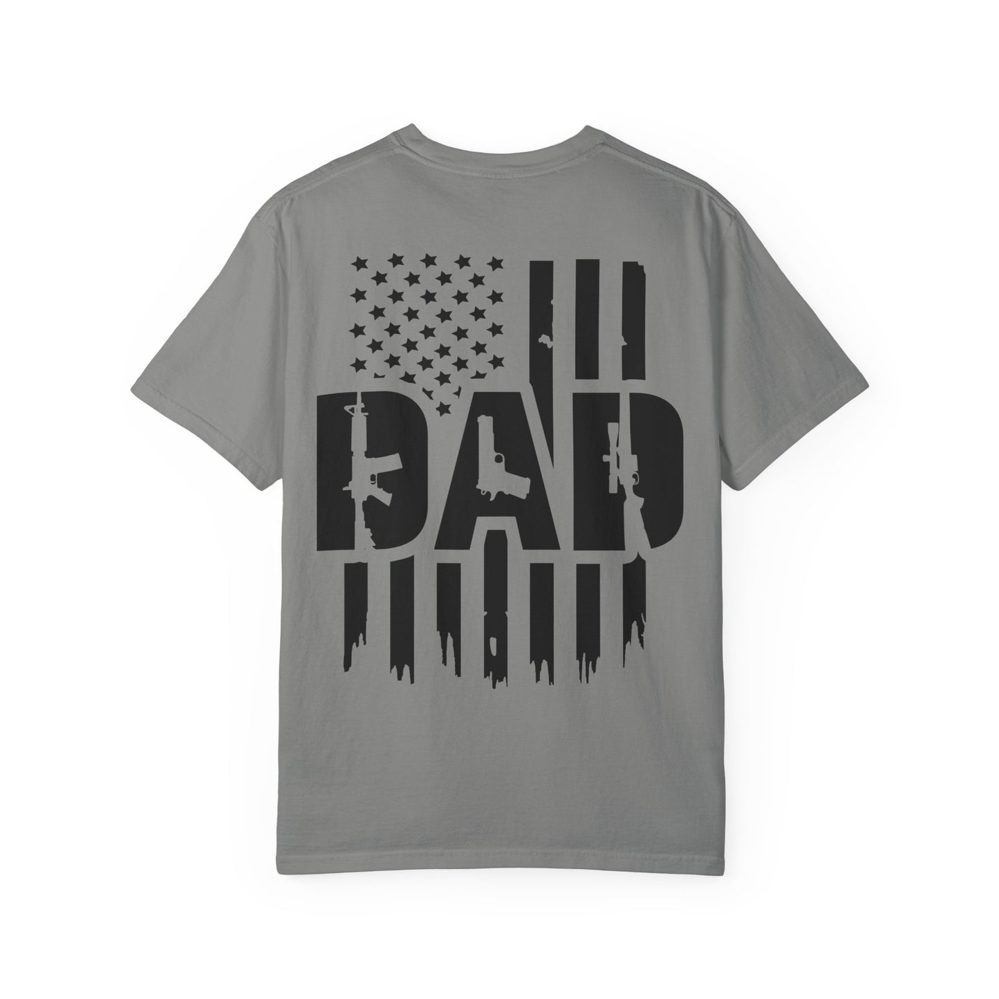 Patriotic Dad - Comfort Colors (Black Writing)