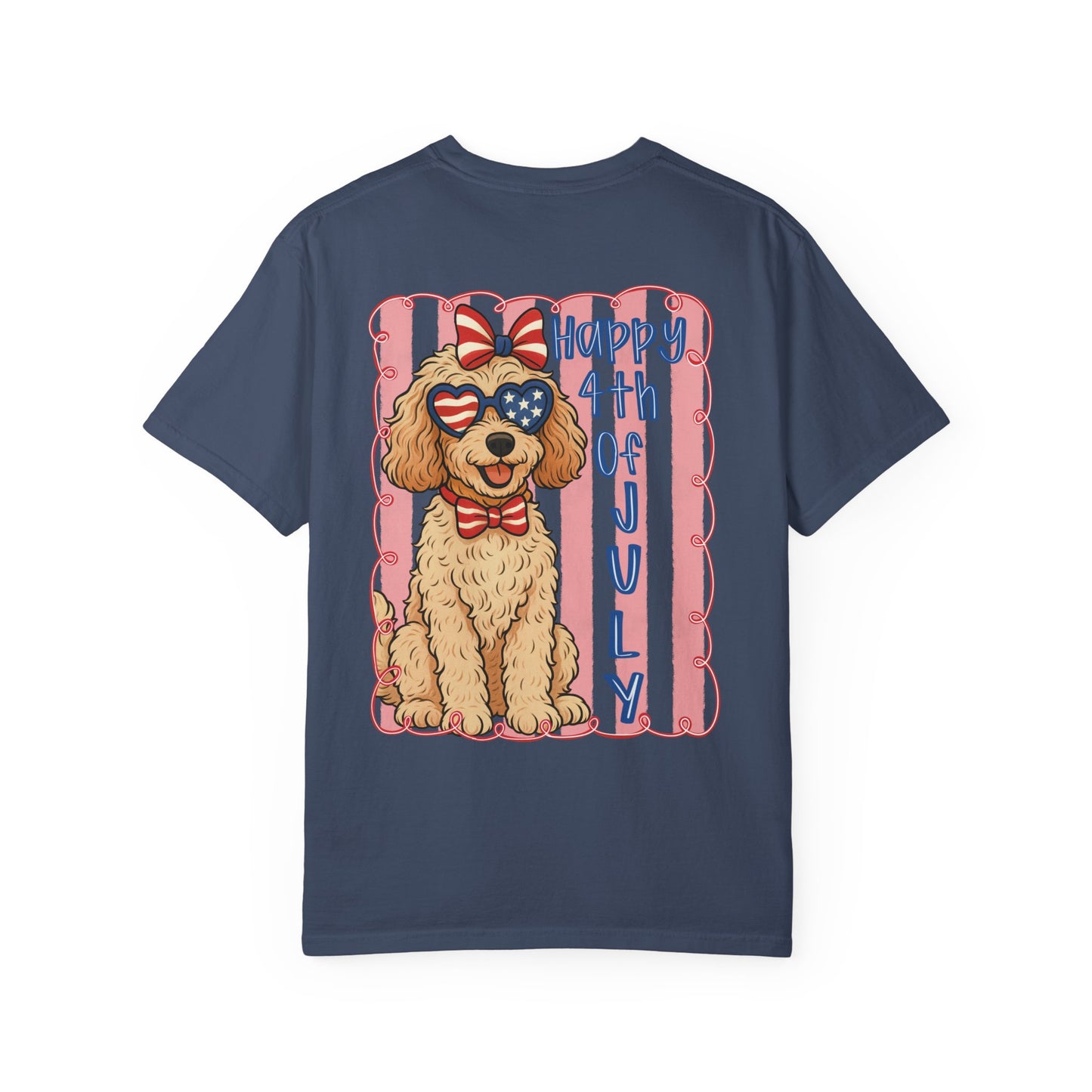Patriotic Labradoodle - Comfort Colors