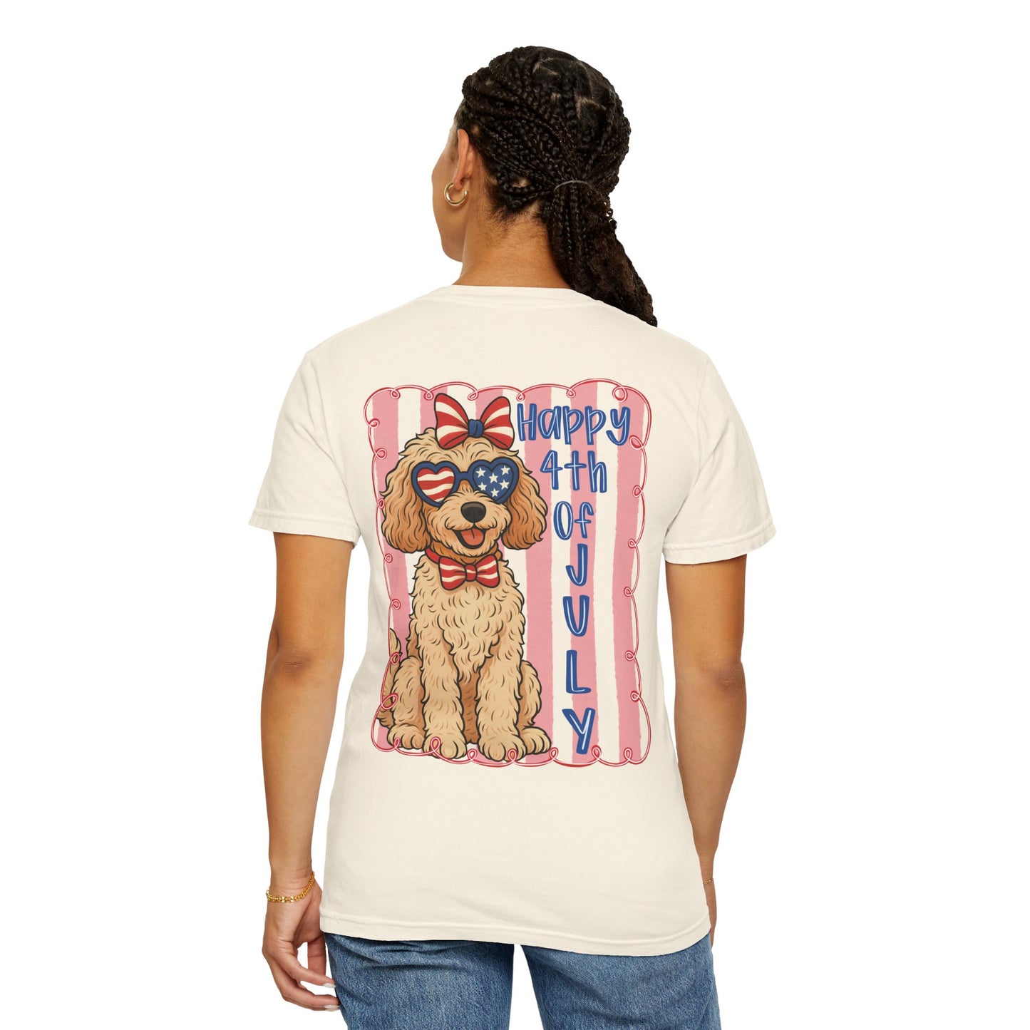 Patriotic Labradoodle - Comfort Colors