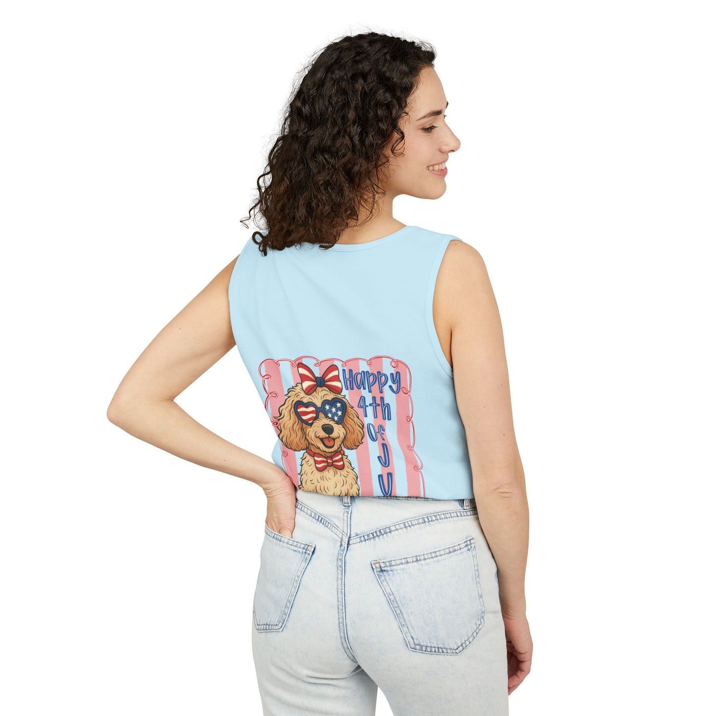 Patriotic Labradoodle - Tank (Comfort Colors)