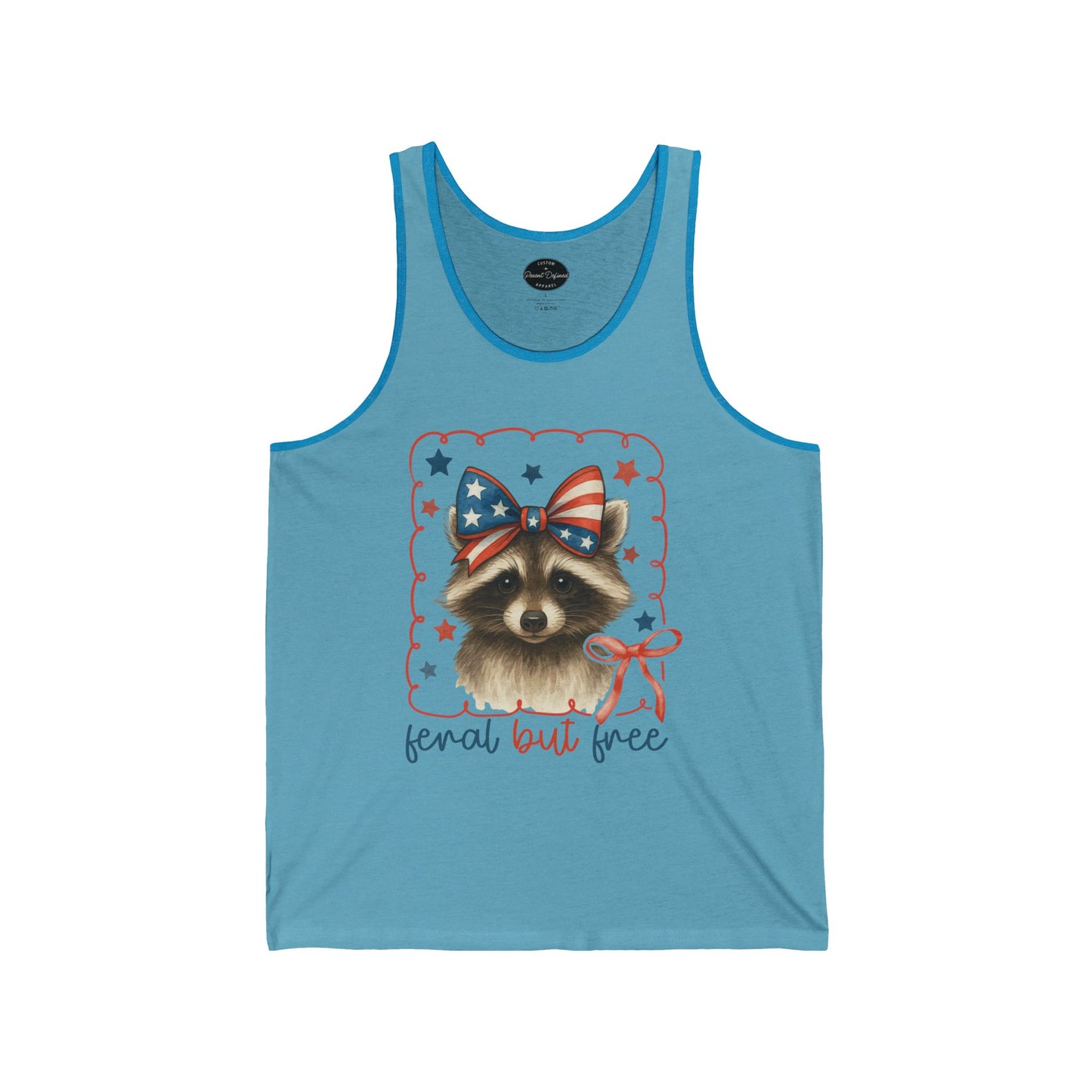 Feral but Free Racoon - Bella and Canvas