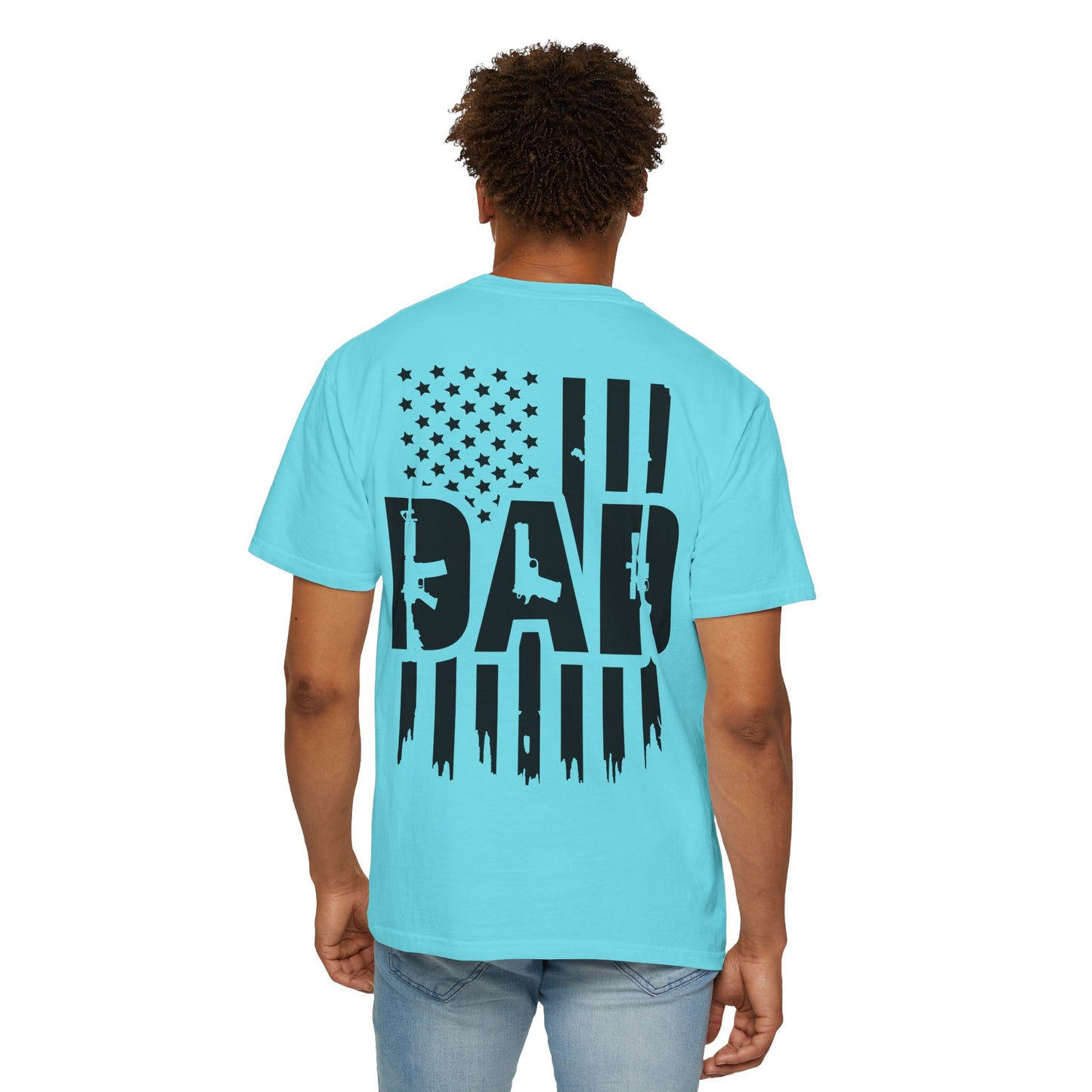 Patriotic Dad - Comfort Colors (Black Writing)