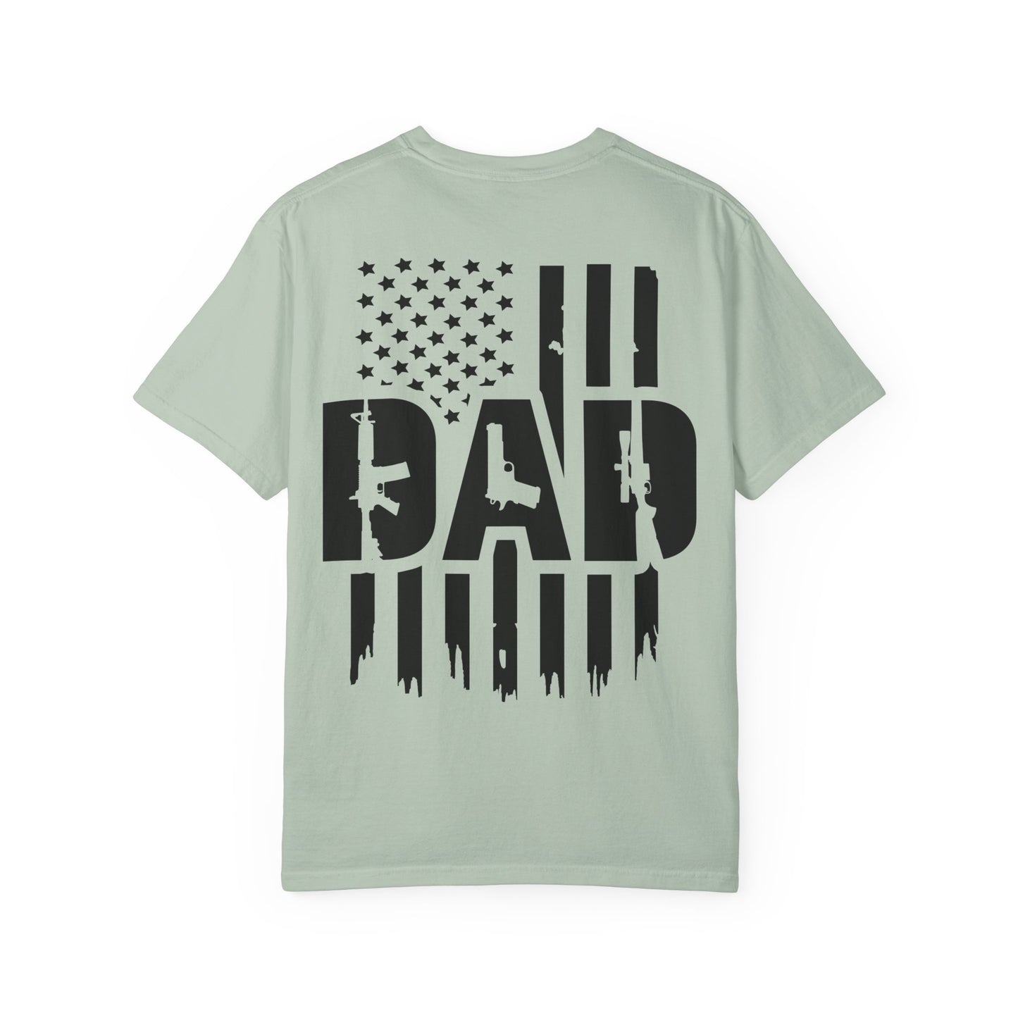 Patriotic Dad - Comfort Colors (Black Writing)