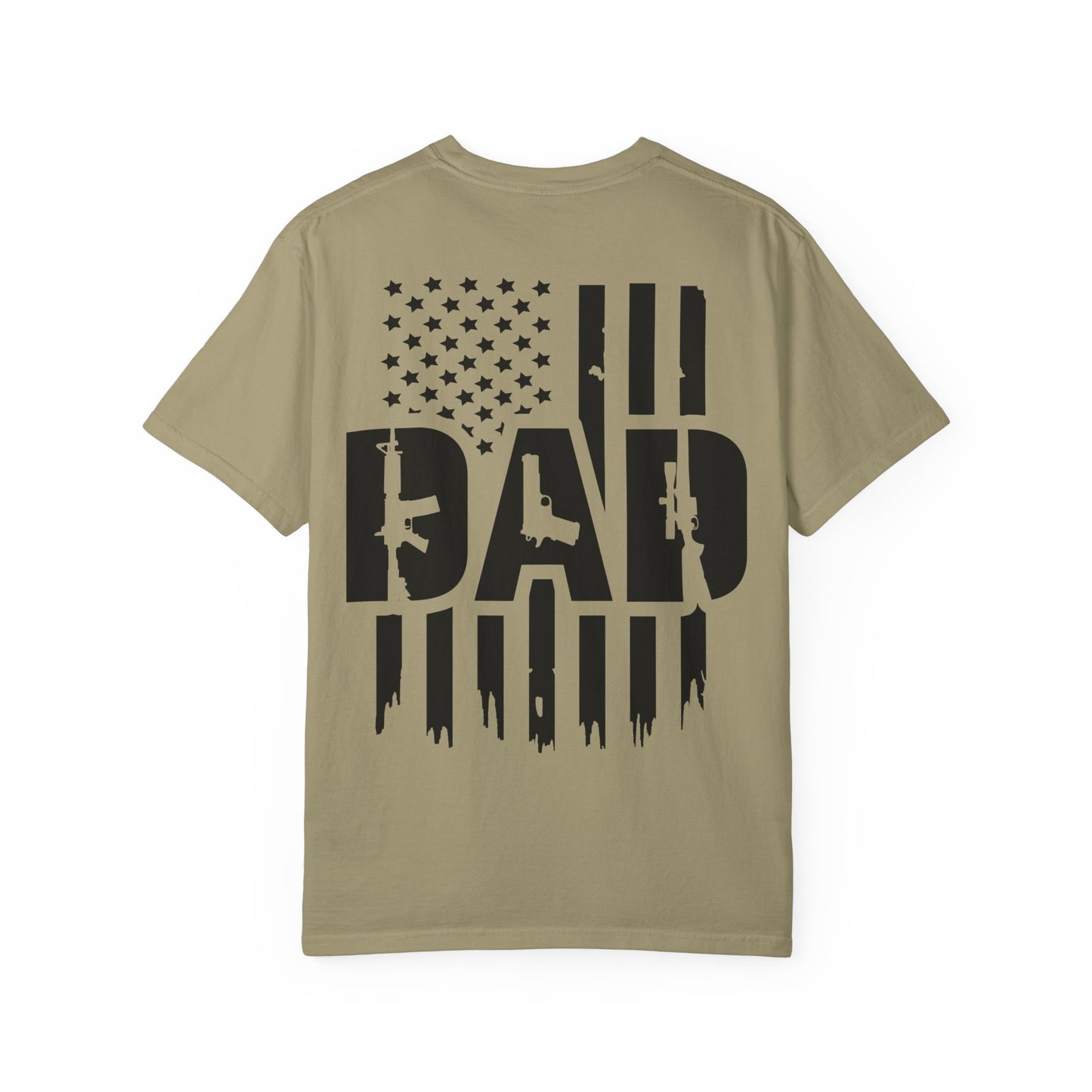 Patriotic Dad - Comfort Colors (Black Writing)
