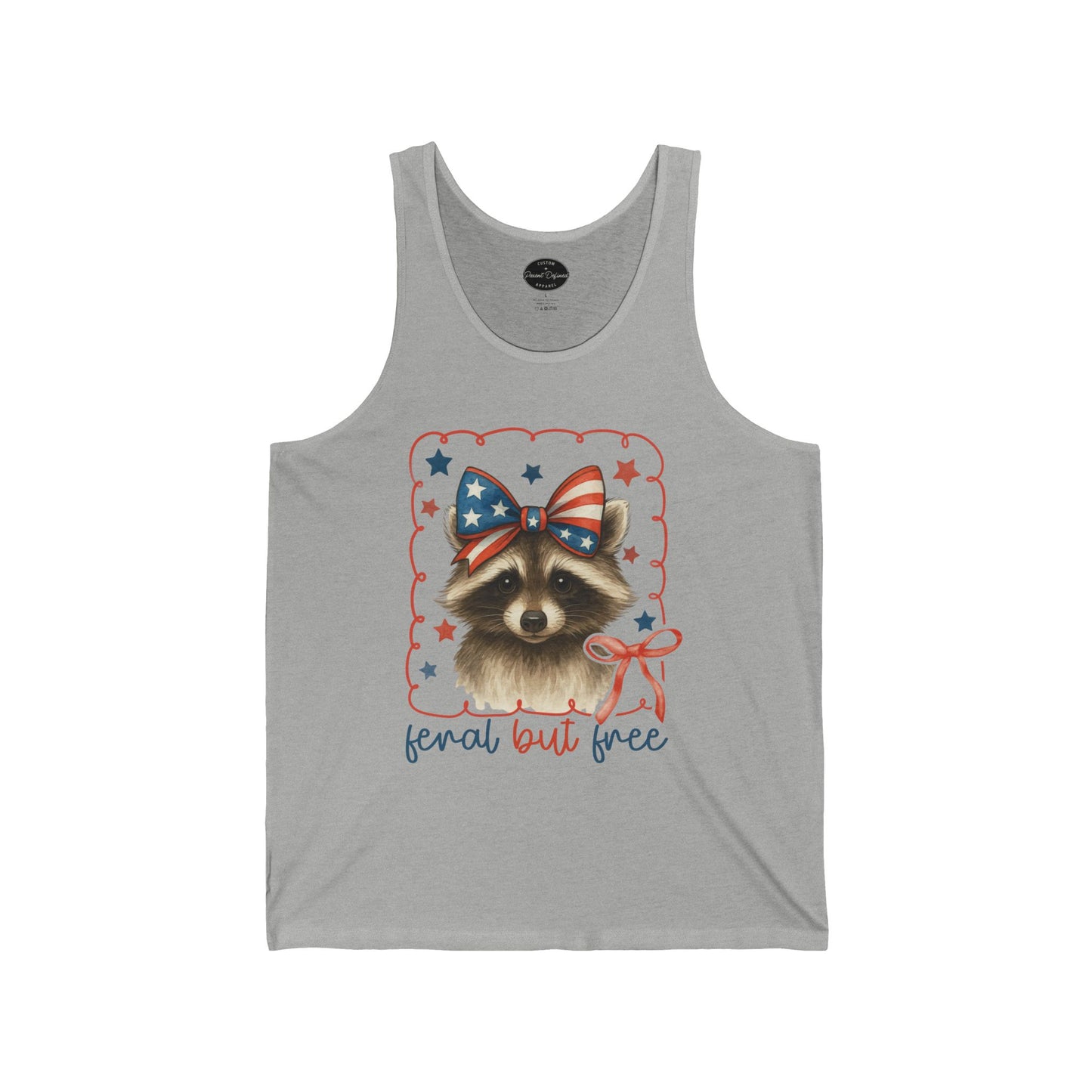 Feral but Free Racoon - Bella and Canvas
