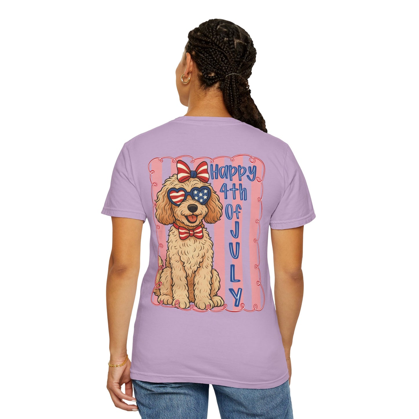 Patriotic Labradoodle - Comfort Colors