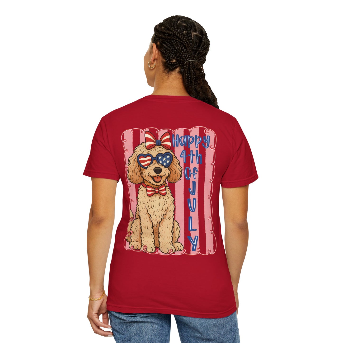 Patriotic Labradoodle - Comfort Colors