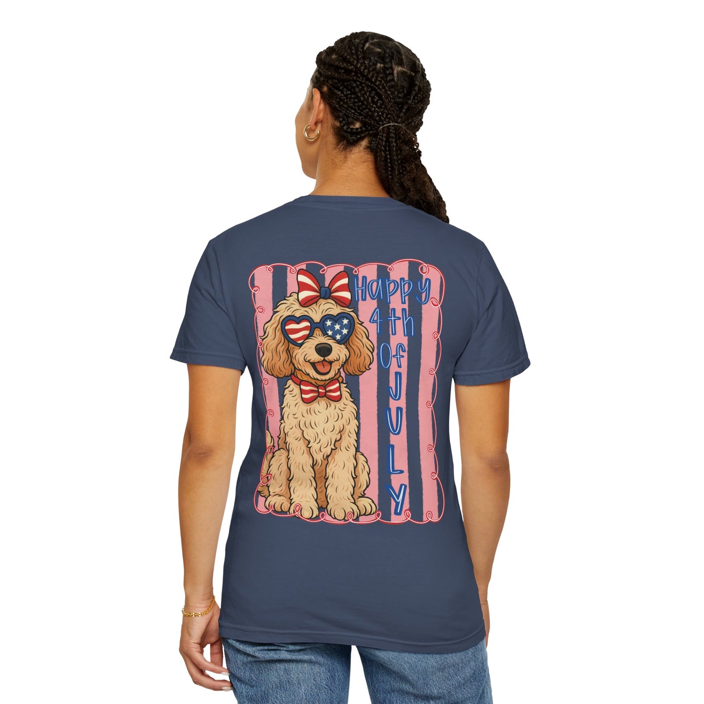 Patriotic Labradoodle - Comfort Colors