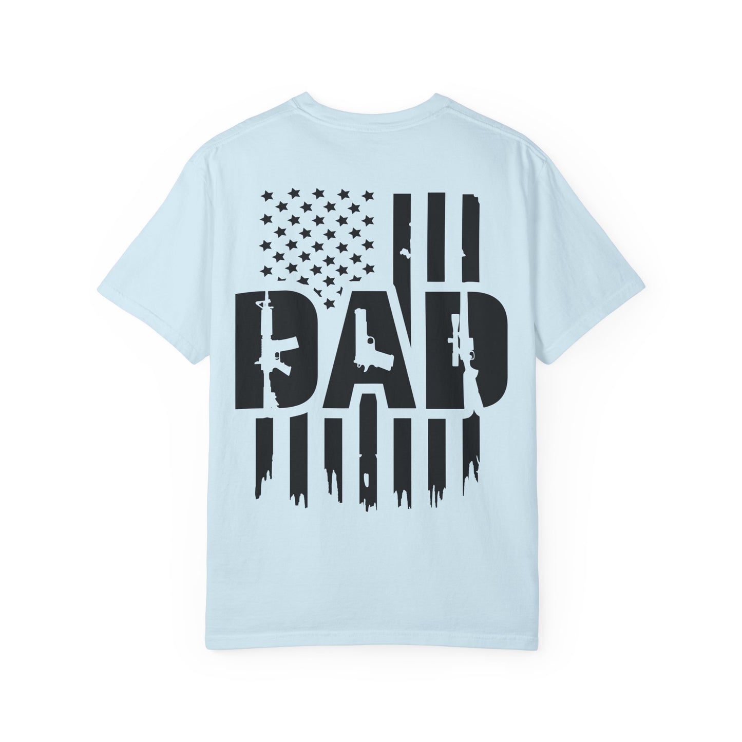 Patriotic Dad - Comfort Colors (Black Writing)