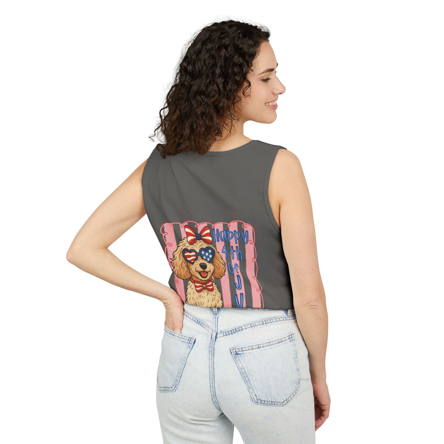 Patriotic Labradoodle - Tank (Comfort Colors)