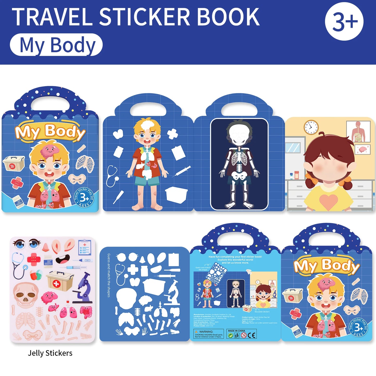 Reusable Sticker Book