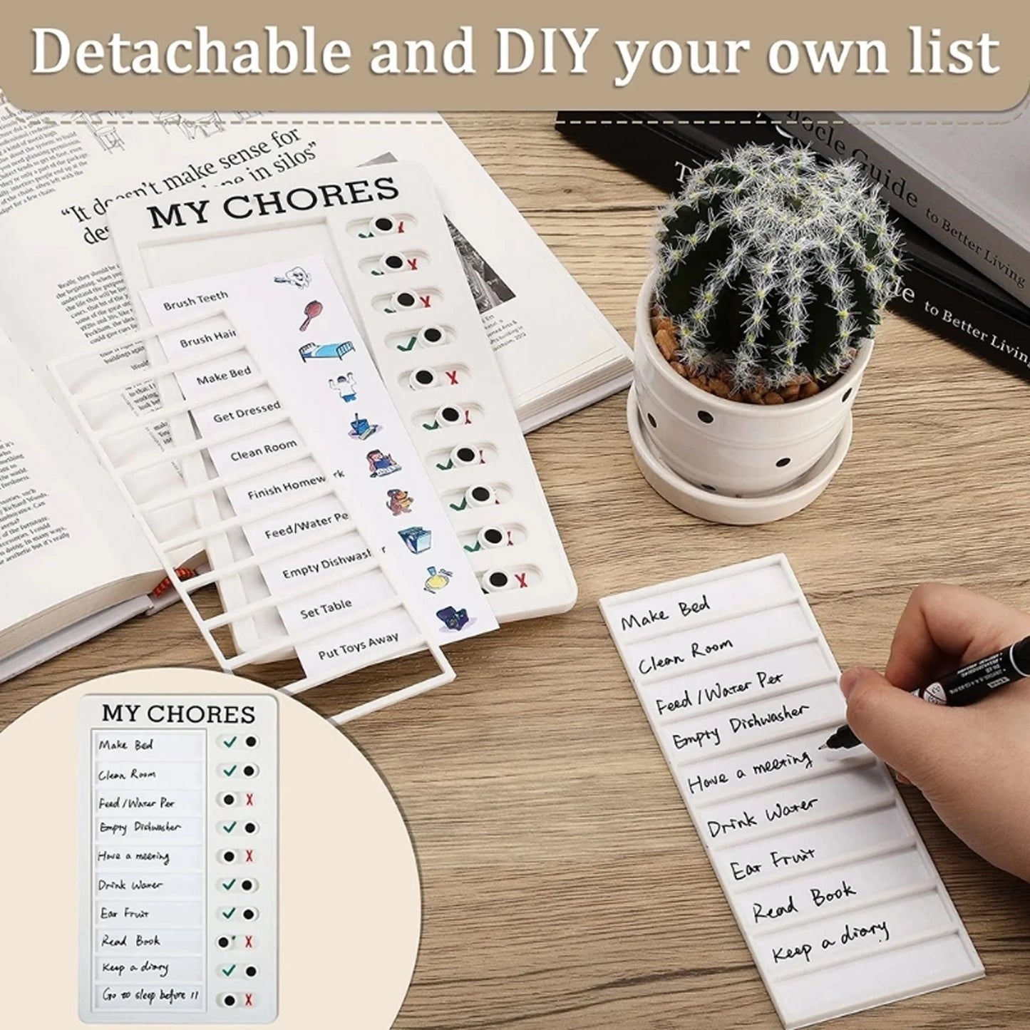 Childrens Reusable Daily Checklist