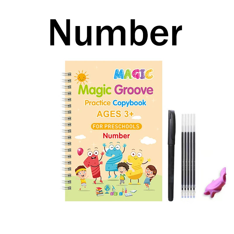 Reusable Fading Ink Writing and Drawing Copybook