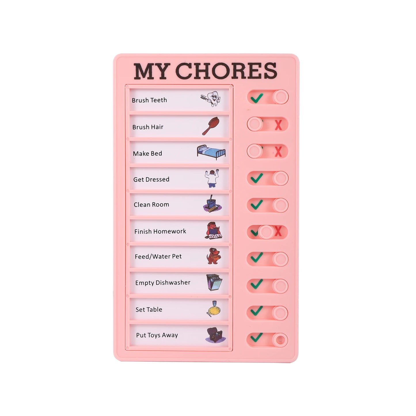 Childrens Reusable Daily Checklist