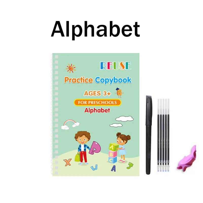 Reusable Fading Ink Writing and Drawing Copybook