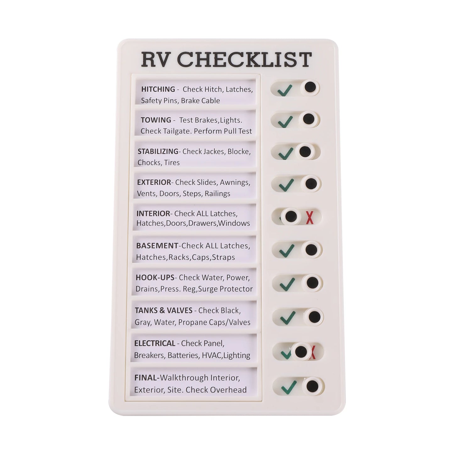 Childrens Reusable Daily Checklist