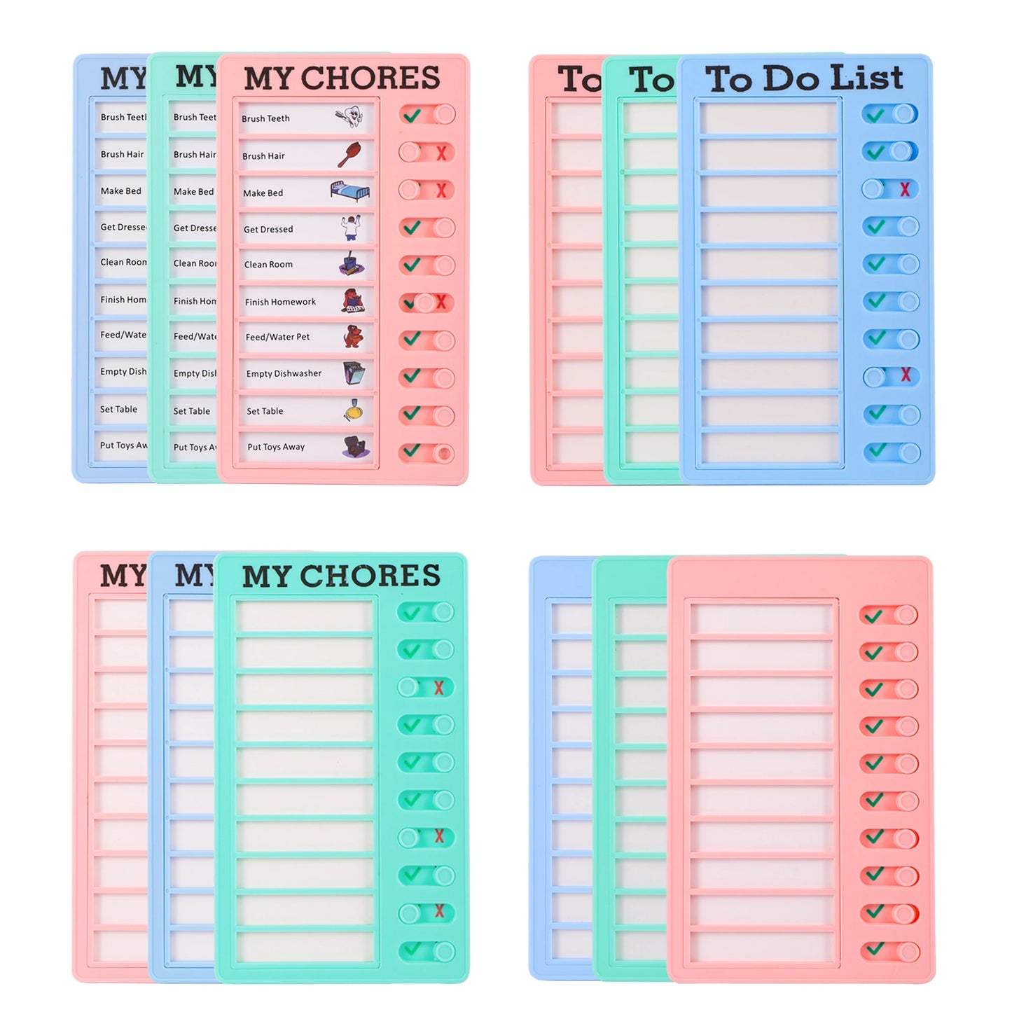 Childrens Reusable Daily Checklist