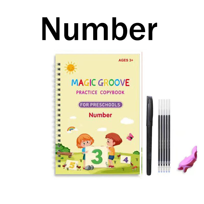 Reusable Fading Ink Writing and Drawing Copybook