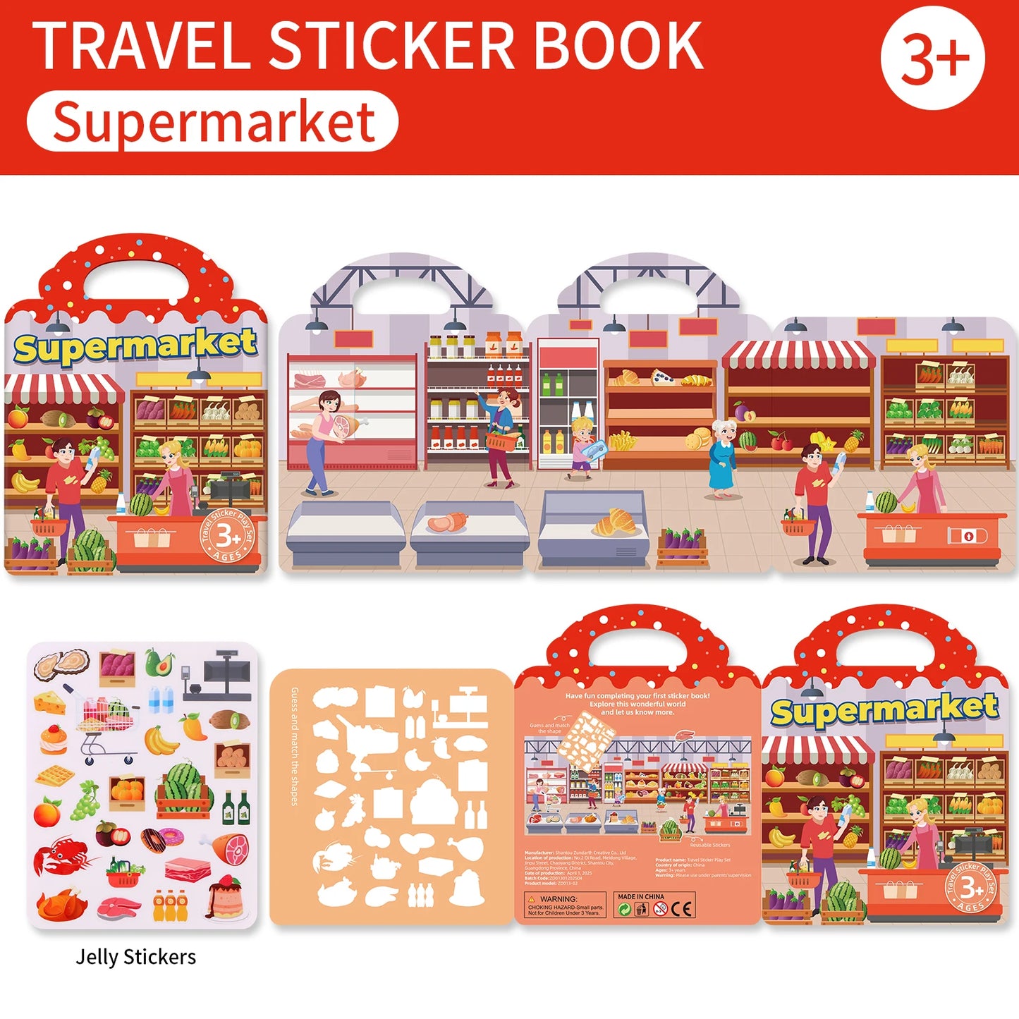 Reusable Sticker Book
