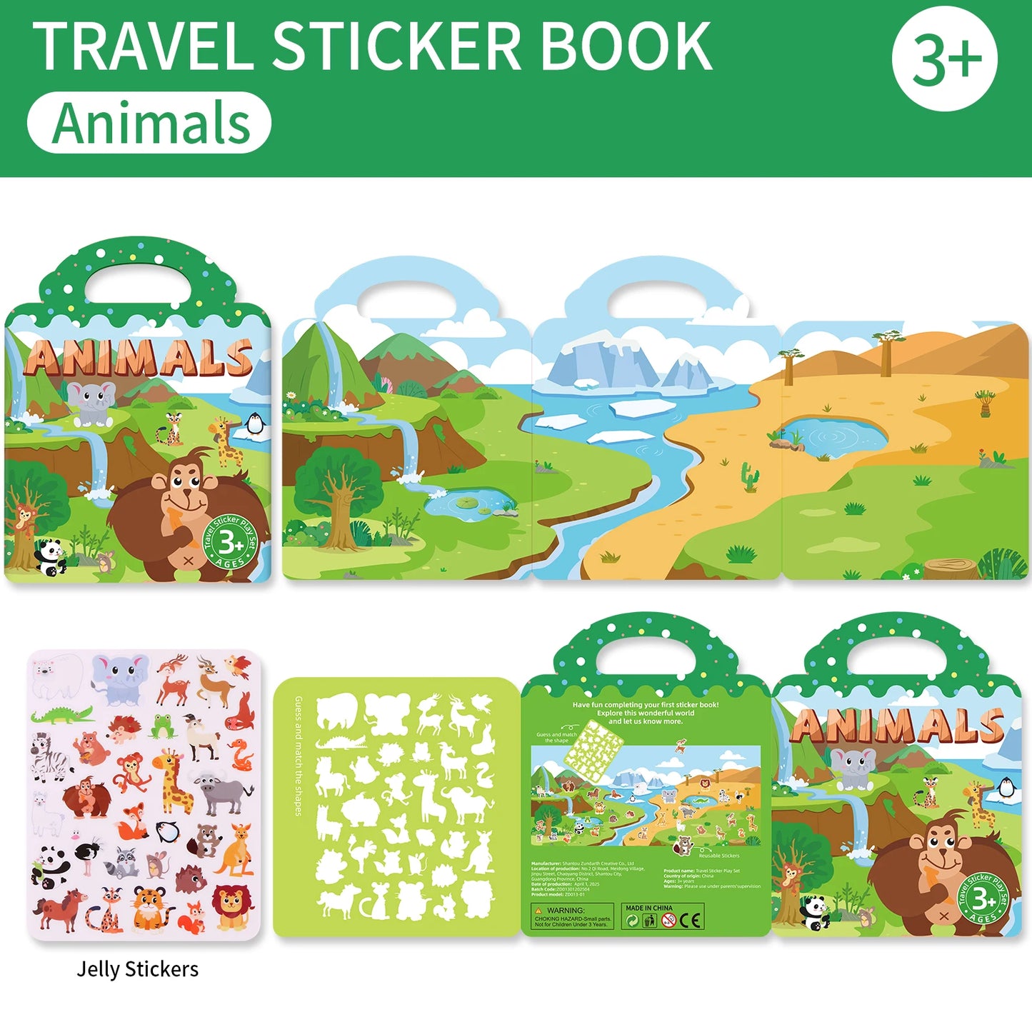 Reusable Sticker Book