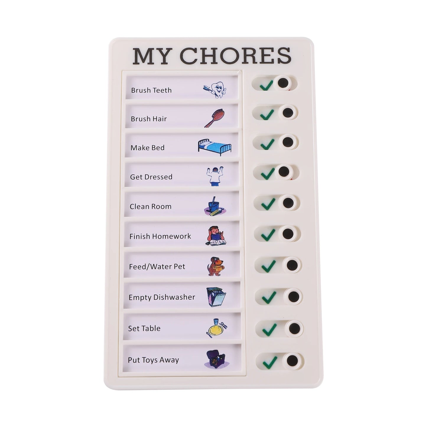 Childrens Reusable Daily Checklist
