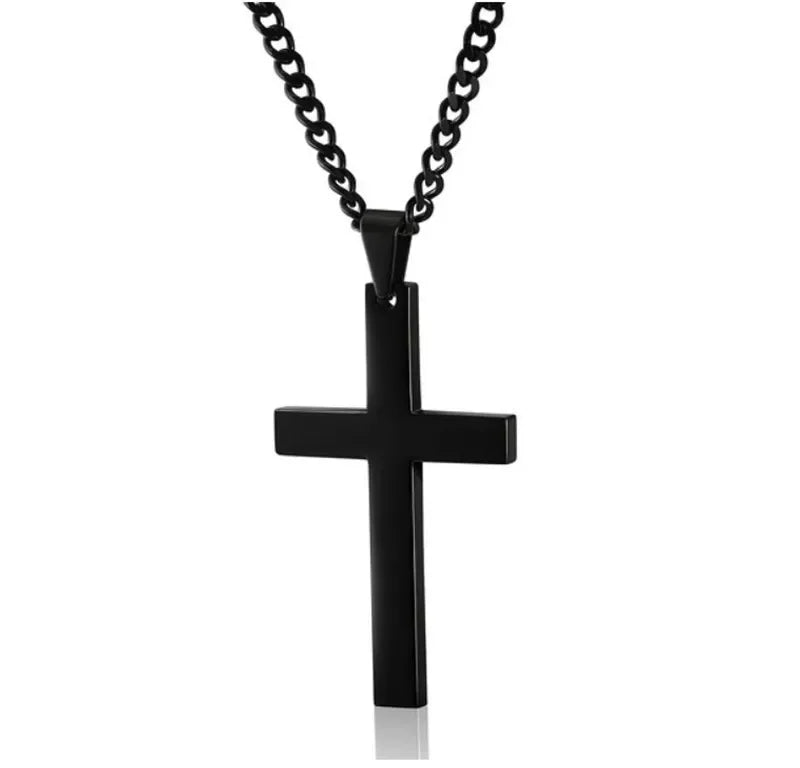 Men's Classic Cross Pendant Necklace