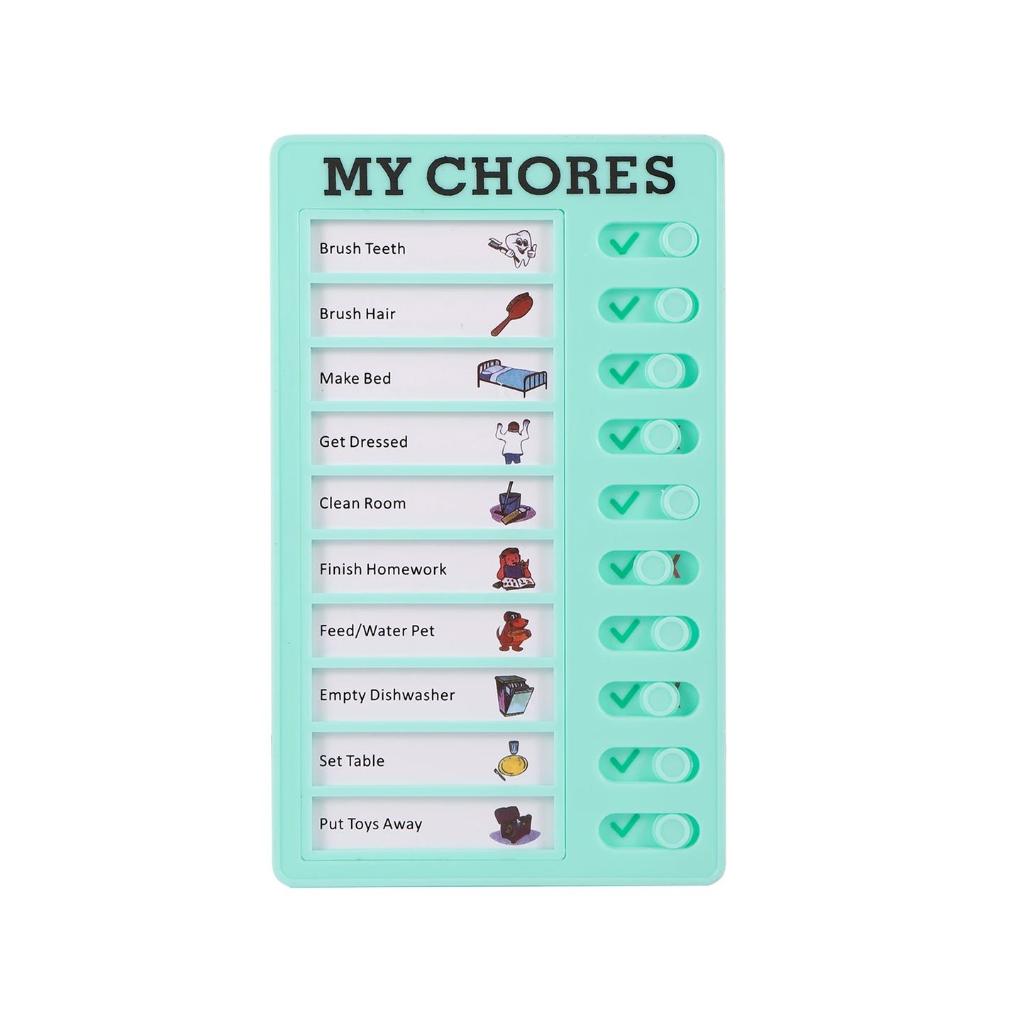 Childrens Reusable Daily Checklist